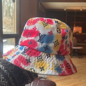 Louis Vuitton Colorful Logo Bucket Hat